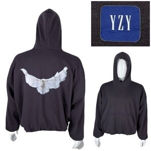 Yeezy Gap Dove Kanye West Hoodie Size Medium Mens Unisex Blue Purple Cotton